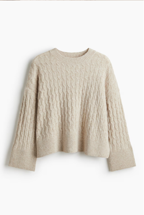 Cable-Knit Sweater